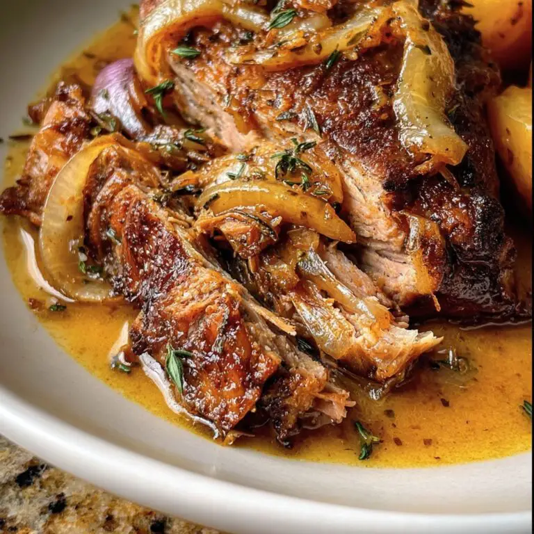 Apple Cider Braised Pork Shoulder
