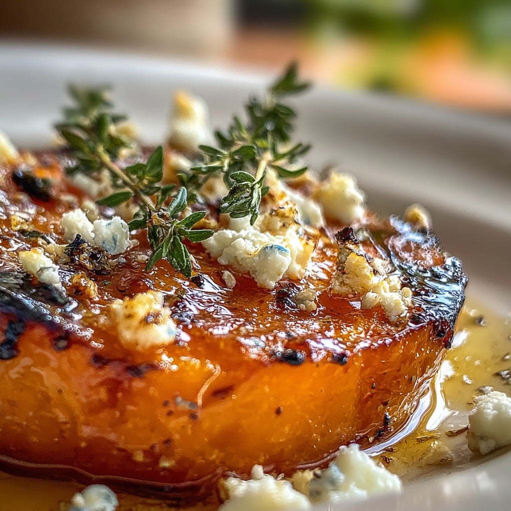 Baked Sweet Potato Rounds with Crumbled Feta & Fresh Thyme