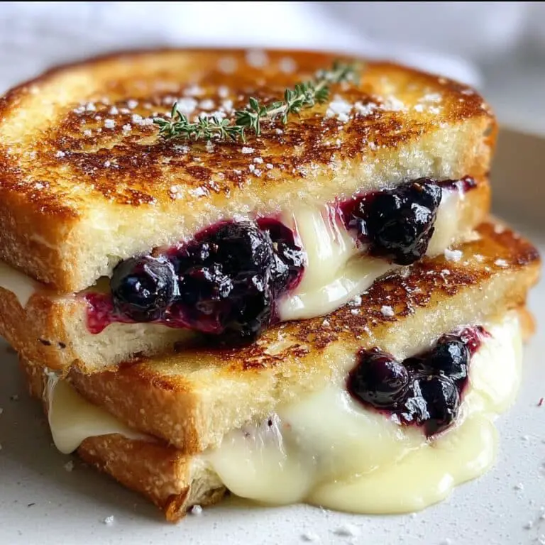 Blueberry Grilled Cheese Sandwich – Brunch or Lunch Comfort Idea