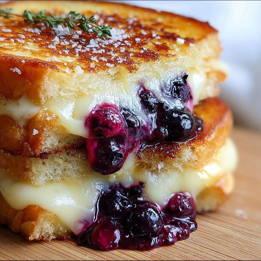Blueberry Grilled Cheese Sandwich – Brunch or Lunch Comfort Idea