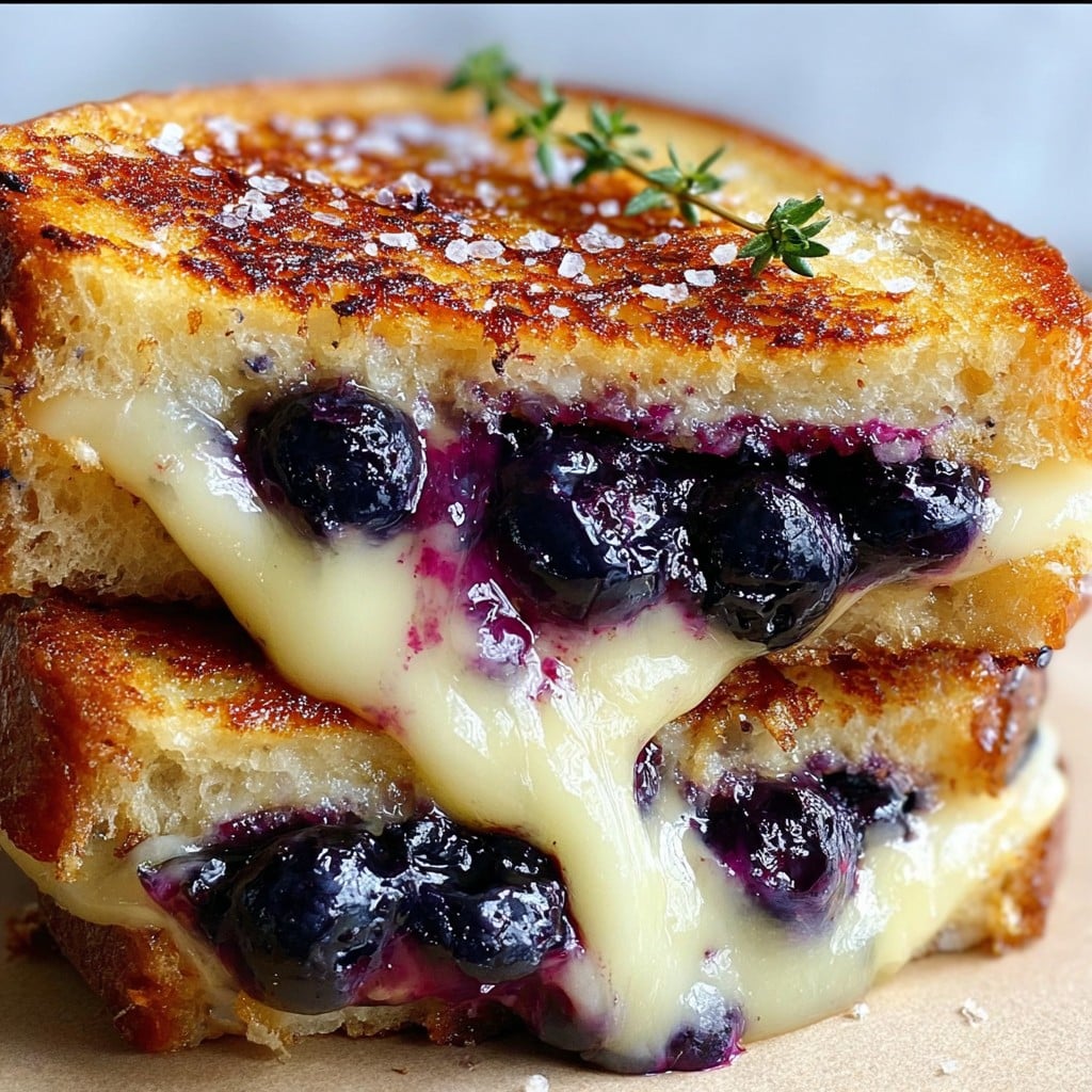 Blueberry Grilled Cheese Sandwich – Brunch or Lunch Comfort Idea