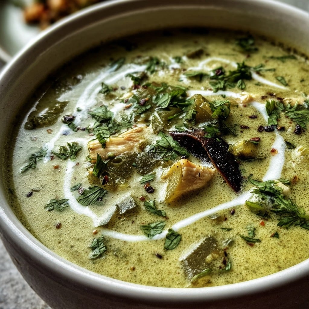 Cozy Roasted Poblano Soup – Creamy & Comforting