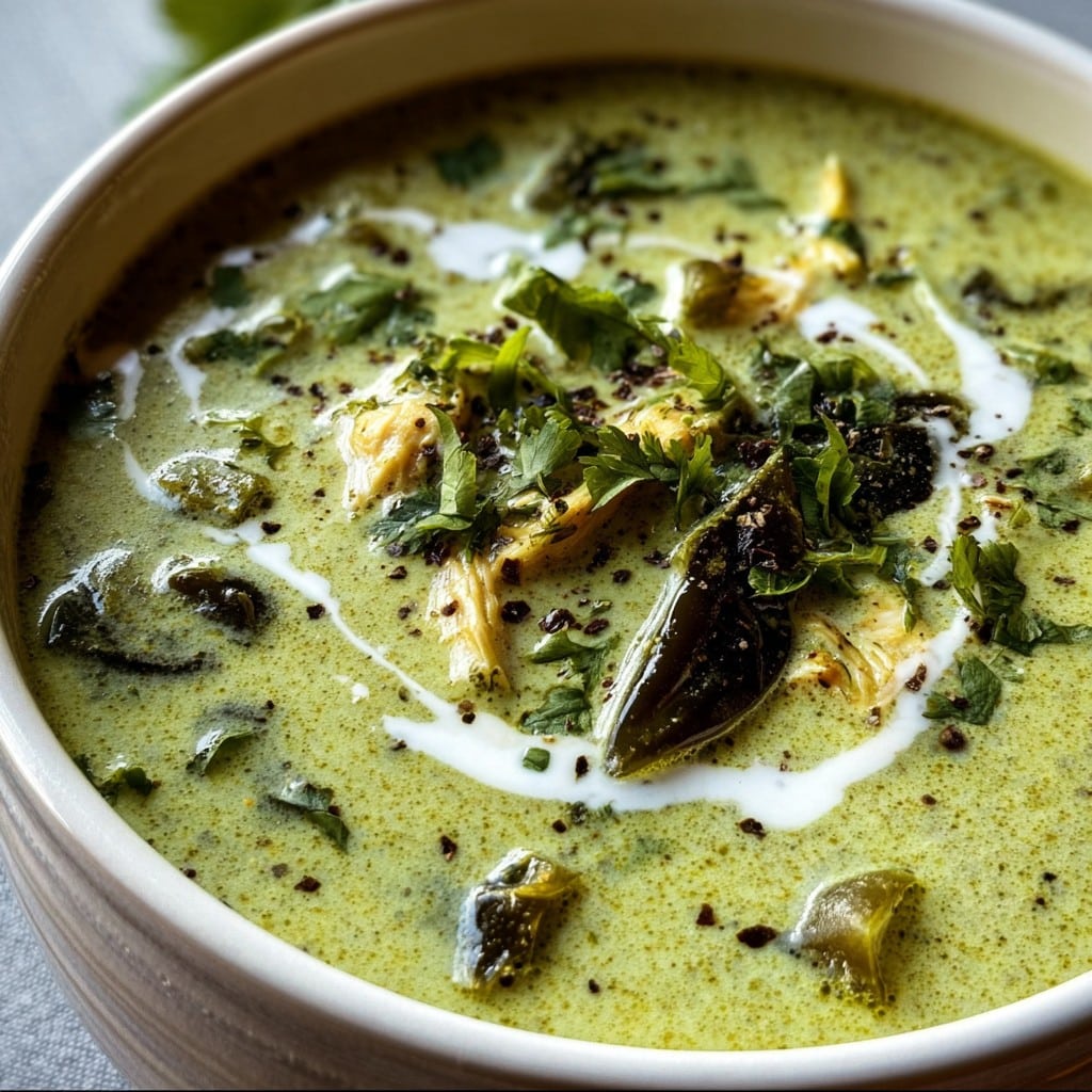 Cozy Roasted Poblano Soup – Creamy & Comforting