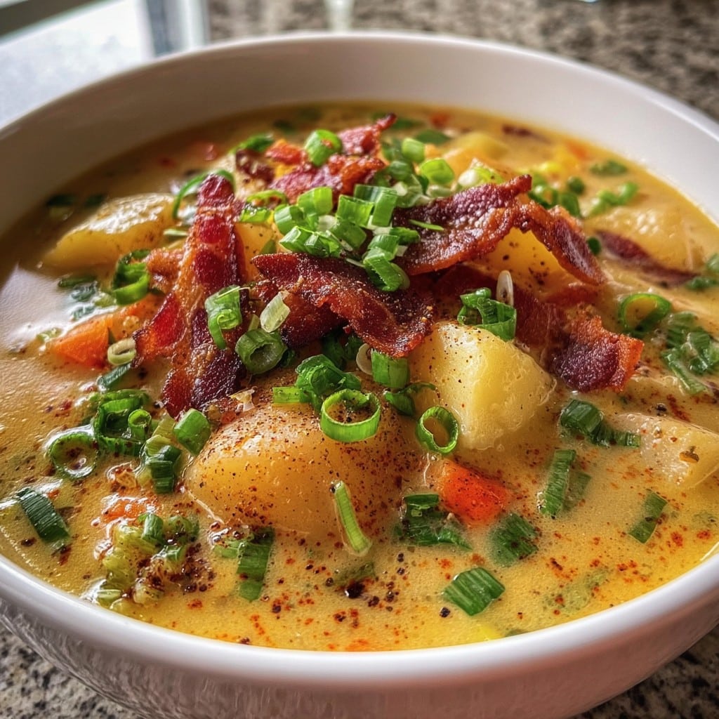 Creamy Cajun Potato Soup – A Southern Comfort Favorite