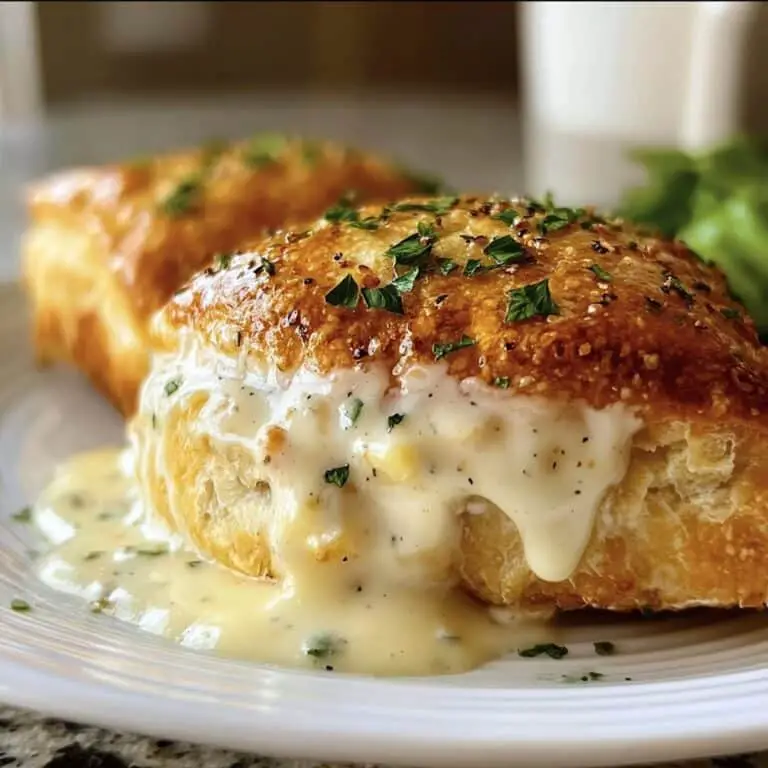Creamy Parmesan Chicken Pillow Recipe – Cozy Weeknight Dinner Idea