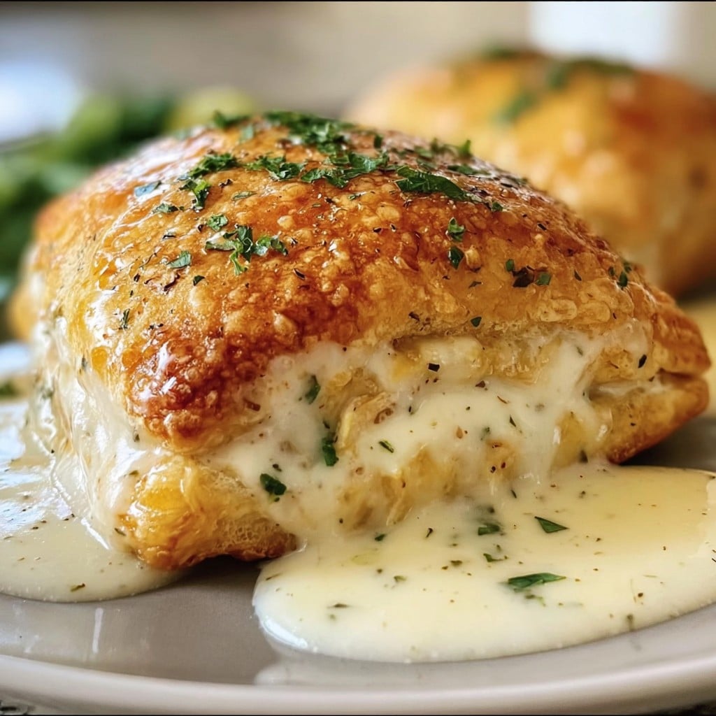 Creamy Parmesan Chicken Pillow Recipe – Cozy Weeknight Dinner Idea