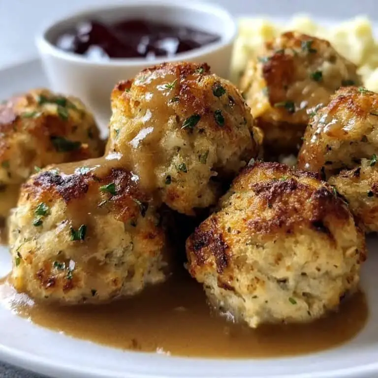 Crispy Baked Turkey Stuffing Balls – A Festive Finger Food Idea