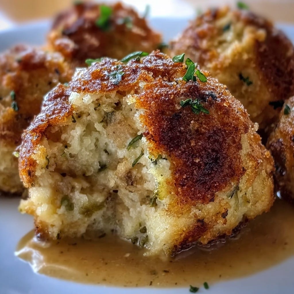 Crispy Baked Turkey Stuffing Balls – A Festive Finger Food Idea