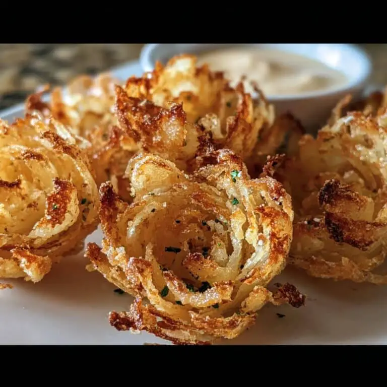 Crispy Mini Blooming Onions in Air Fryer – Easy Appetizer Recipe