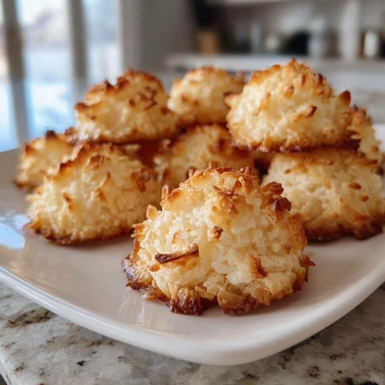 Easy Coconut Macaroons – Soft, Chewy & Just 5 Ingredients