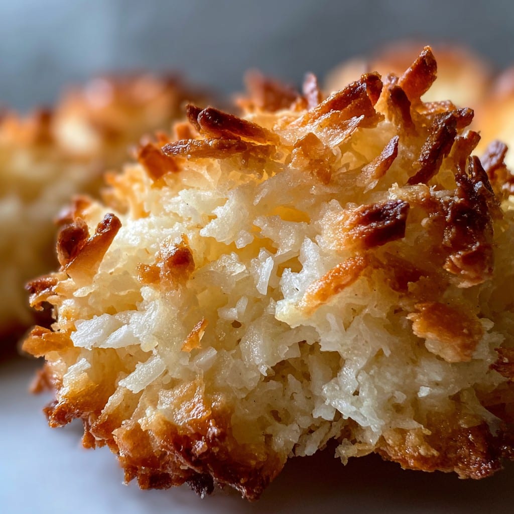 Easy Coconut Macaroons – Soft, Chewy & Just 5 Ingredients