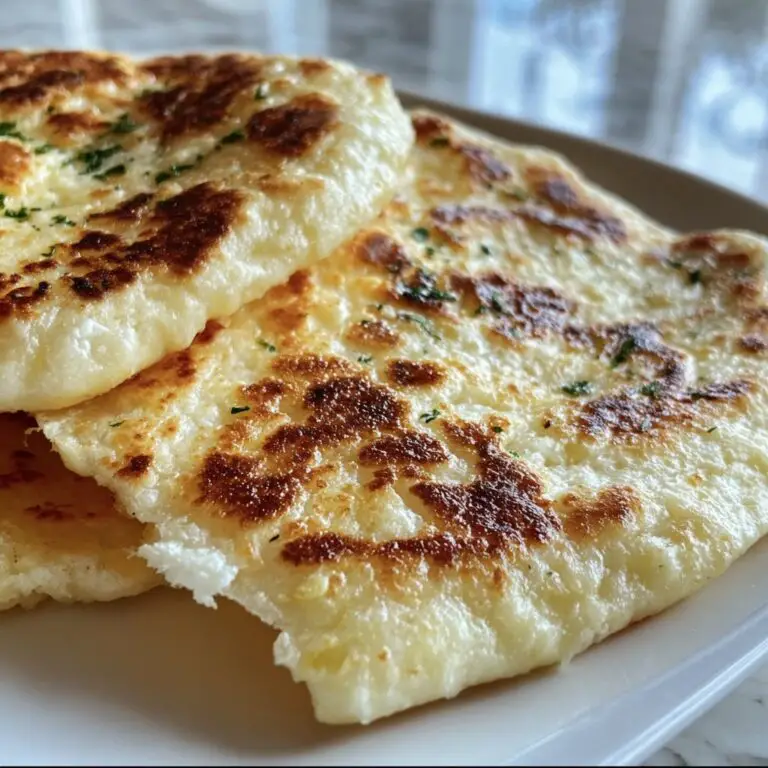 Easy Cottage Cheese Flatbread – Just 3 Ingredients!