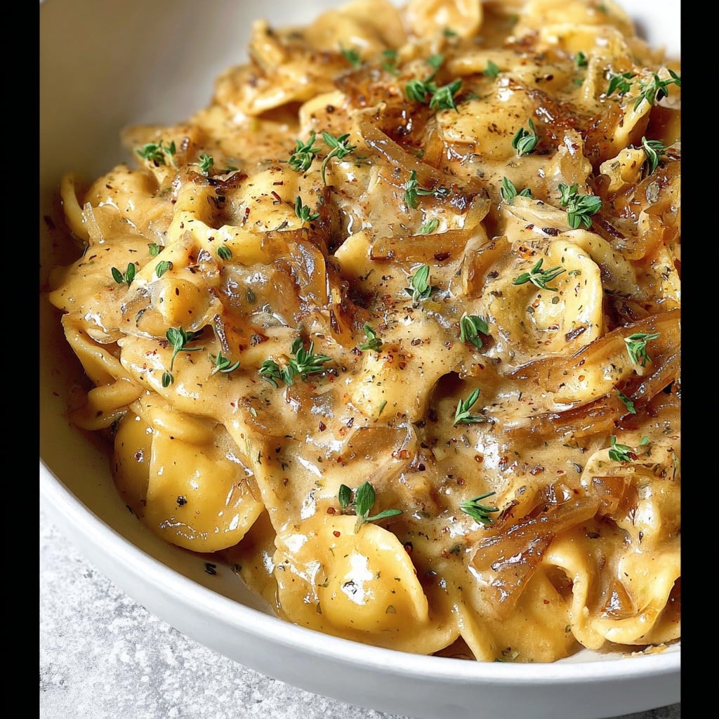 Easy French Onion Pasta