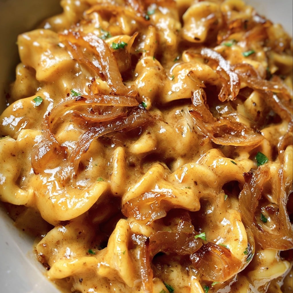 Easy French Onion Pasta
