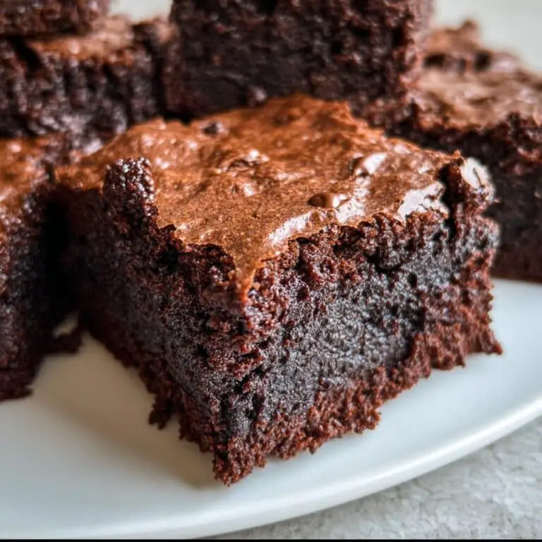 Easy Zero Sugar Brownies with Greek Yogurt