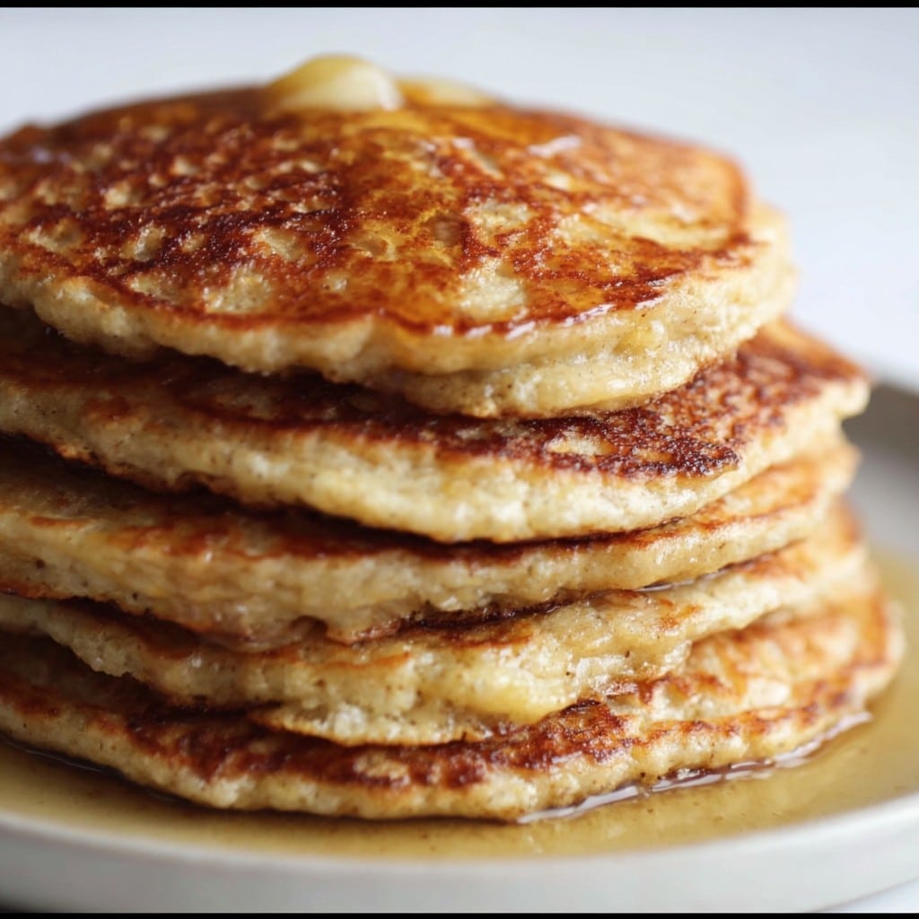 Flourless Apple Pancakes – With Oats & Cinnamon