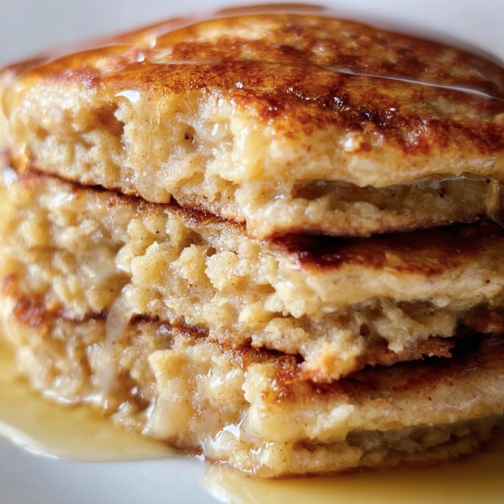 Flourless Apple Pancakes – With Oats & Cinnamon