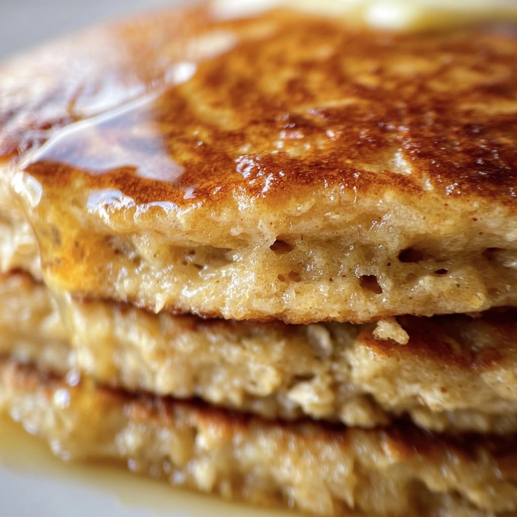 Flourless Apple Pancakes – With Oats & Cinnamon