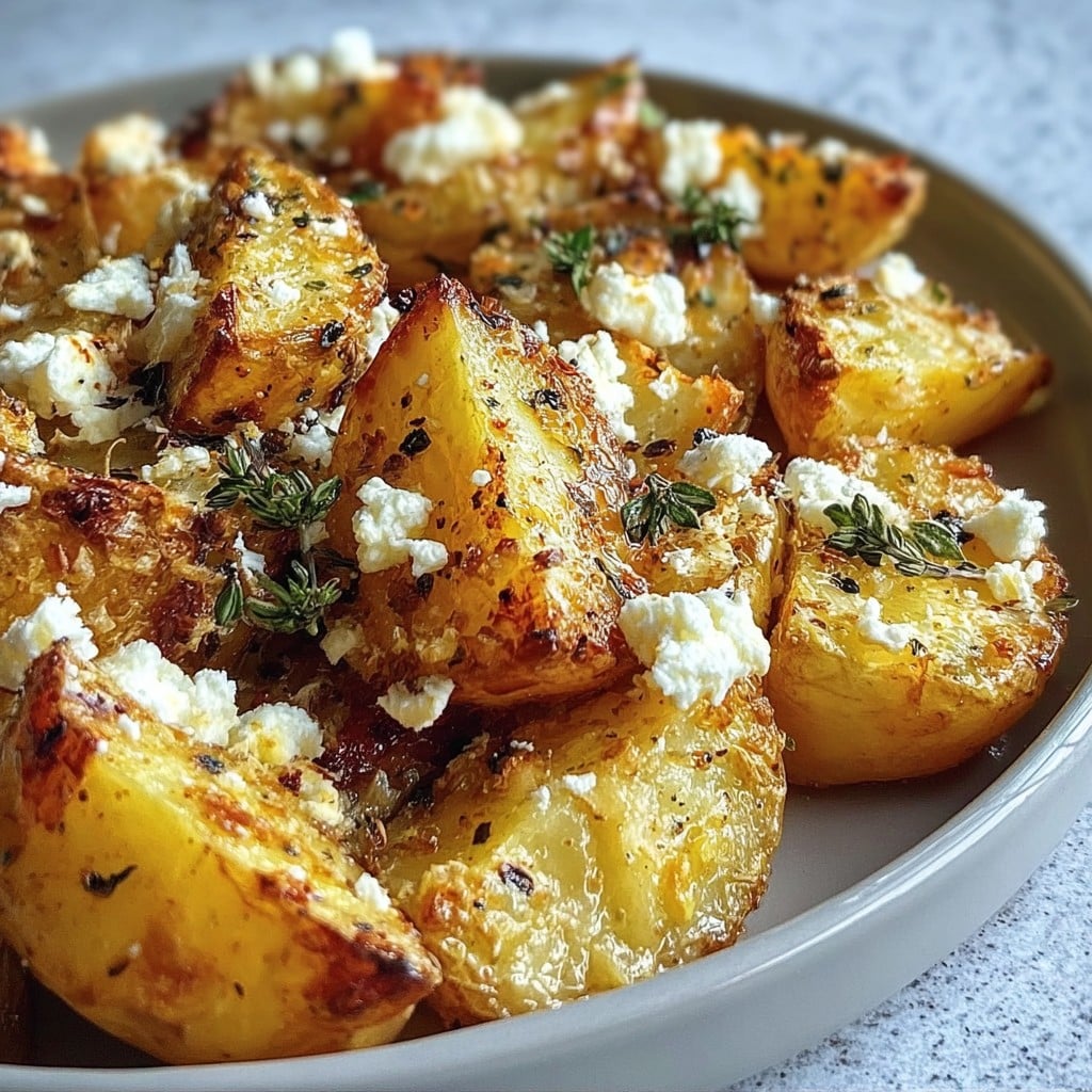 Greek Feta Roast Potatoes – The Perfect Side Dish