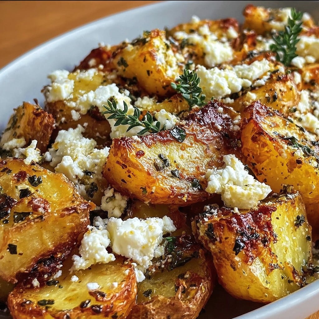 Greek Feta Roast Potatoes – The Perfect Side Dish