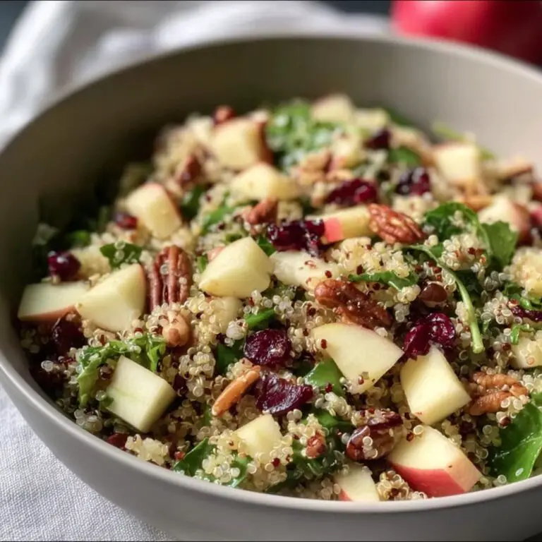 Healthy Apple Quinoa Salad – Perfect for Meal Prep