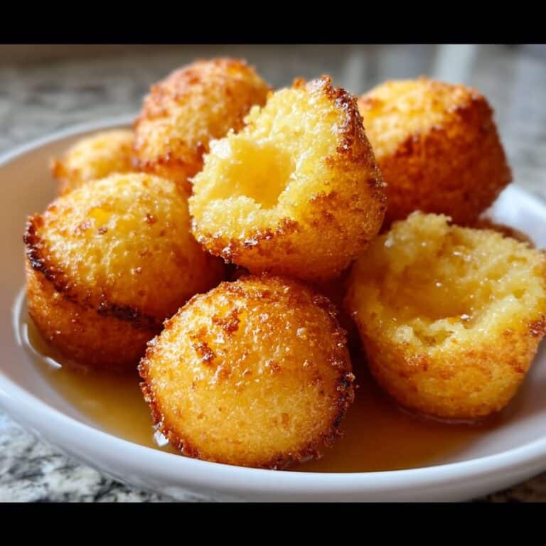 Honey Butter Cornbread Poppers