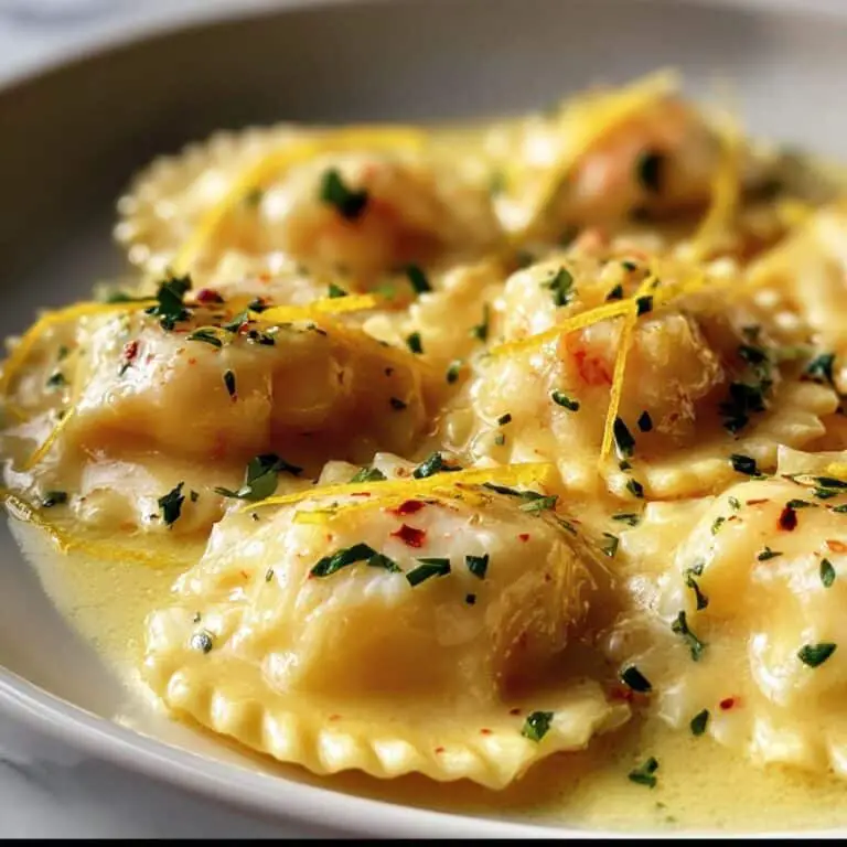 Lemon Butter Lobster Ravioli – Holiday or Date Night Dinner Idea