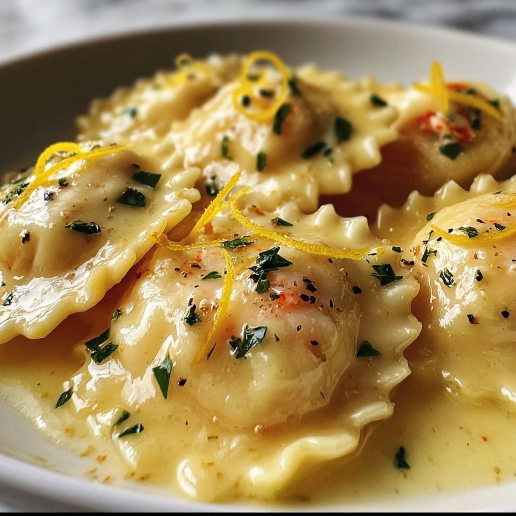 Lemon Butter Lobster Ravioli – Holiday or Date Night Dinner Idea
