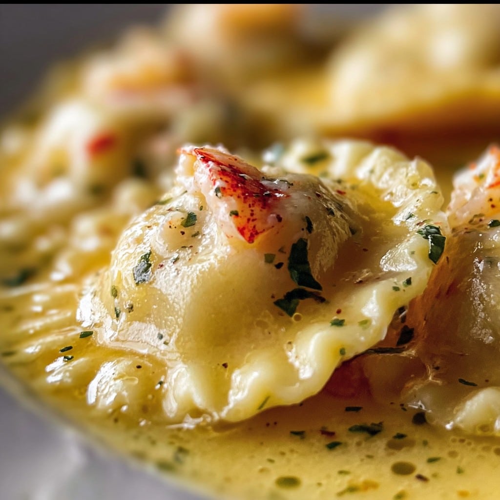 Lemon Butter Lobster Ravioli – Holiday or Date Night Dinner Idea