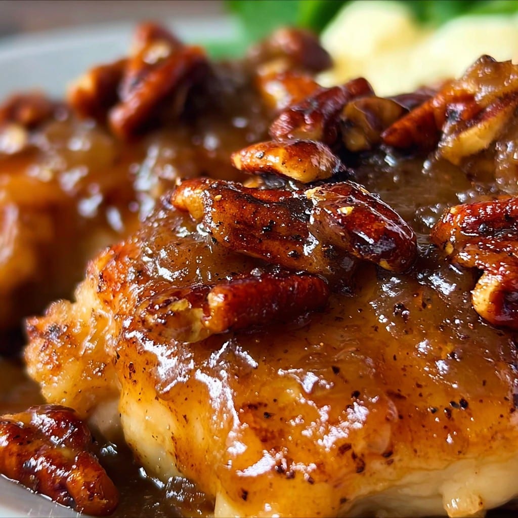 Maple Bourbon Pecan Chicken – Sweet, Sticky & Irresistible