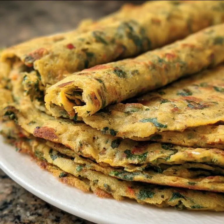 Savory Chickpea Pancakes (Pudla) – Vegan & Flavor-Packed