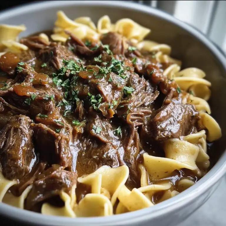 Slow Cooker Beef and Noodles