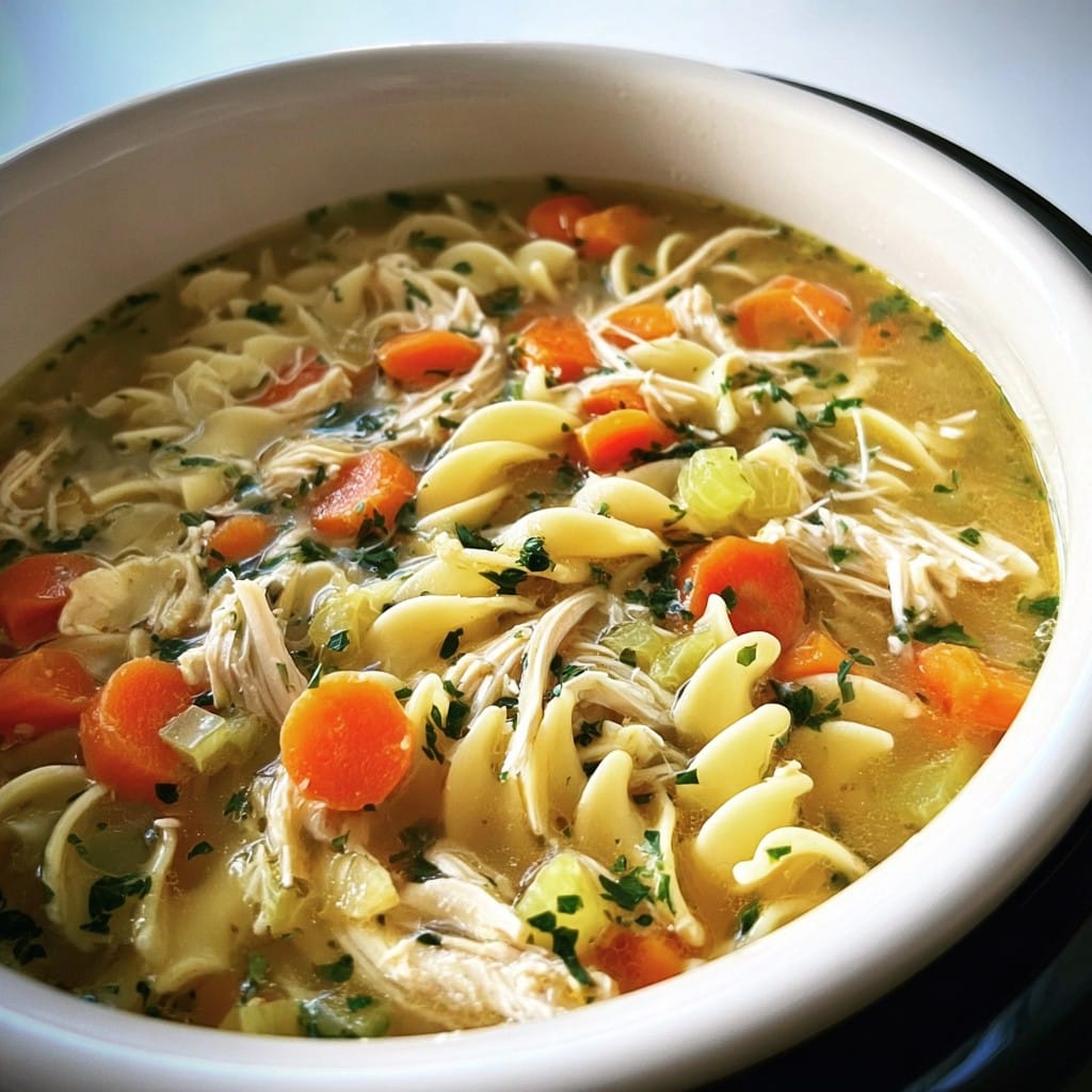 Slow Cooker Chicken Noodle Soup