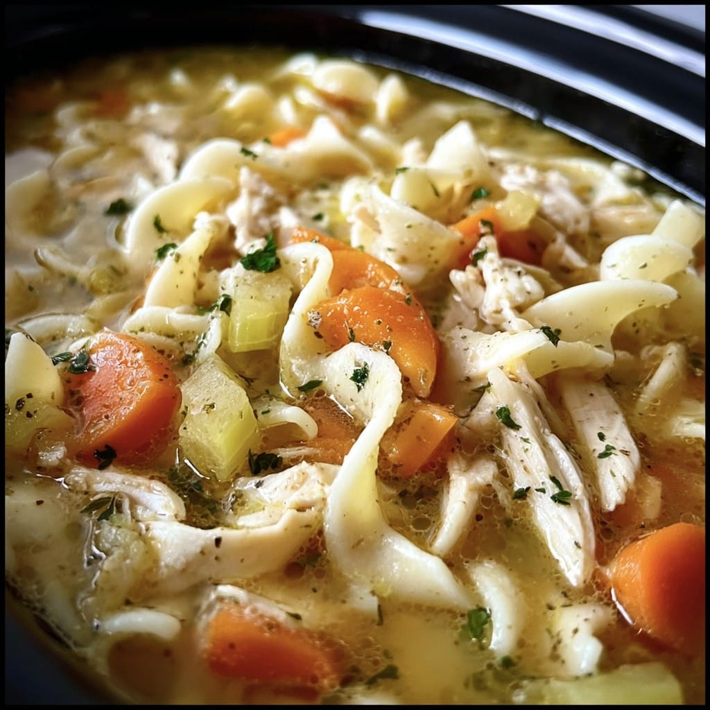 Slow Cooker Chicken Noodle Soup