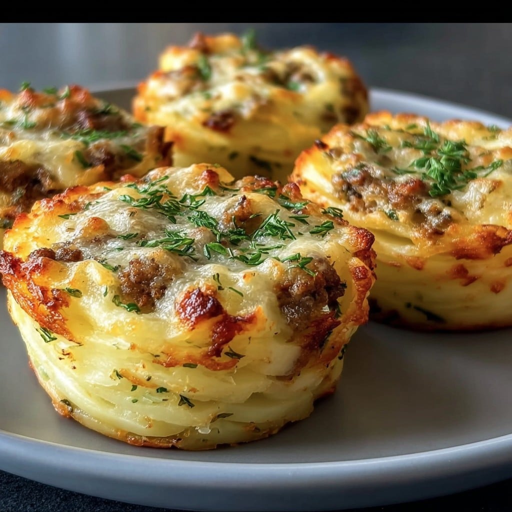 Stuffed Mashed Potato Nests - Simple and delicious recipe