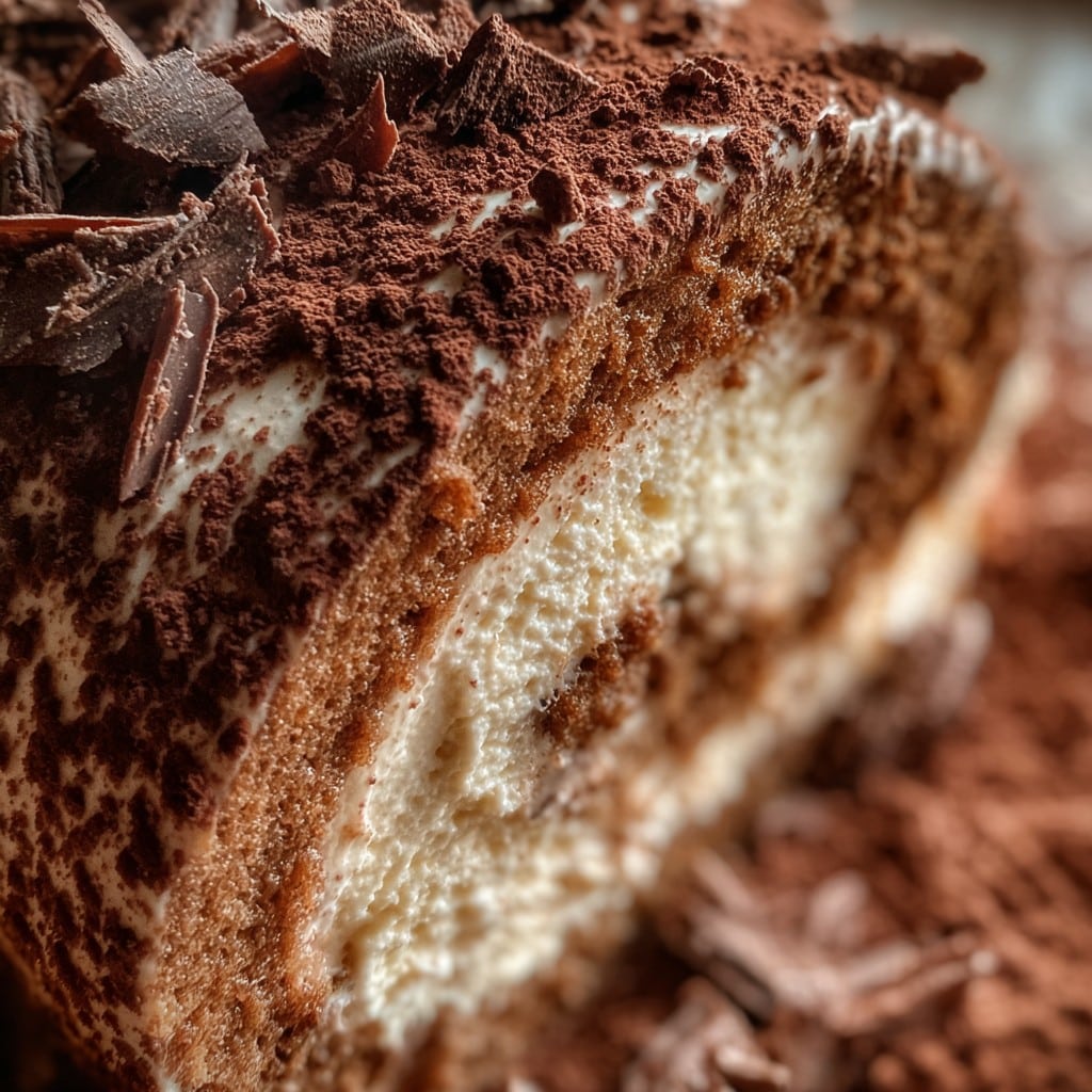 Tiramisu Yule Log Cake – A Festive Twist on the Classic Dessert