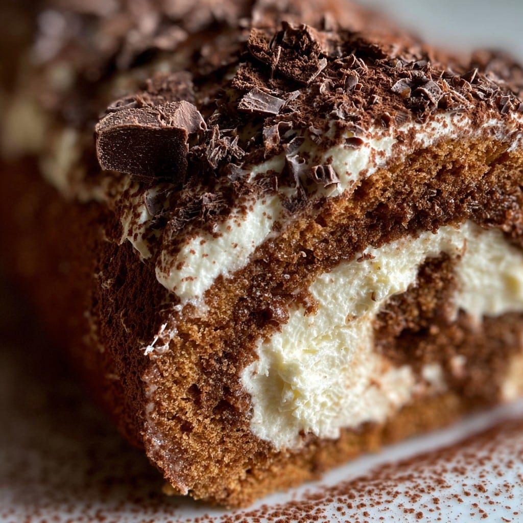 Tiramisu Yule Log Cake – A Festive Twist on the Classic Dessert