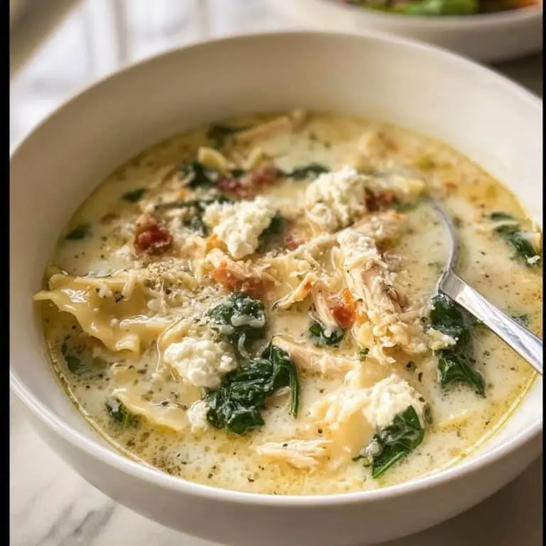White Lasagna Soup Recipe