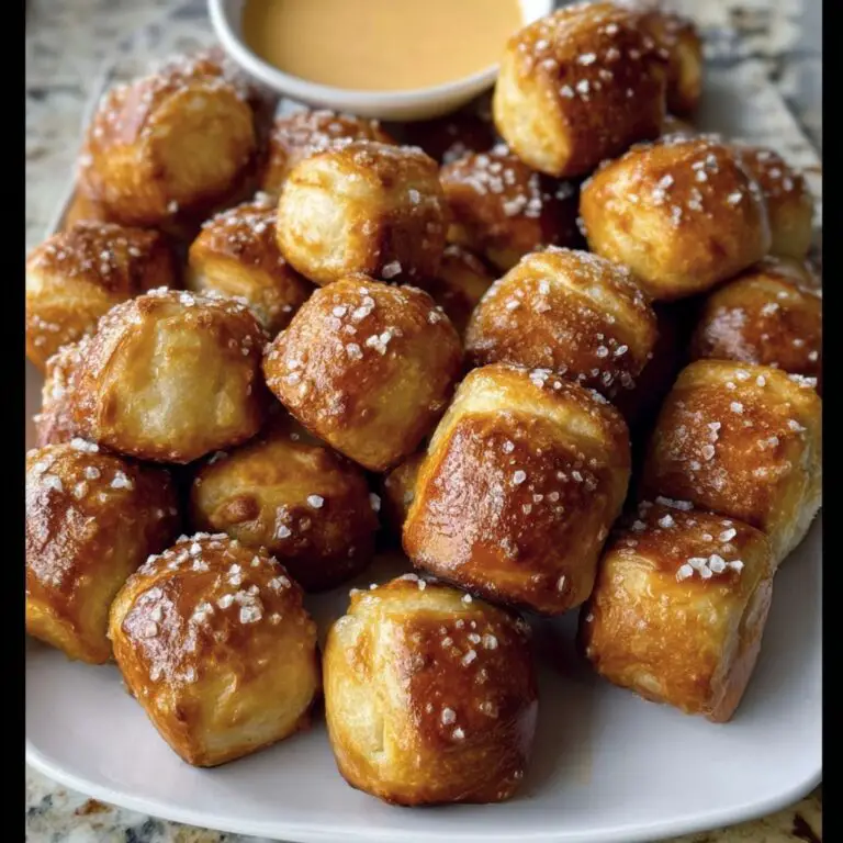 Homemade Soft Pretzel Bites